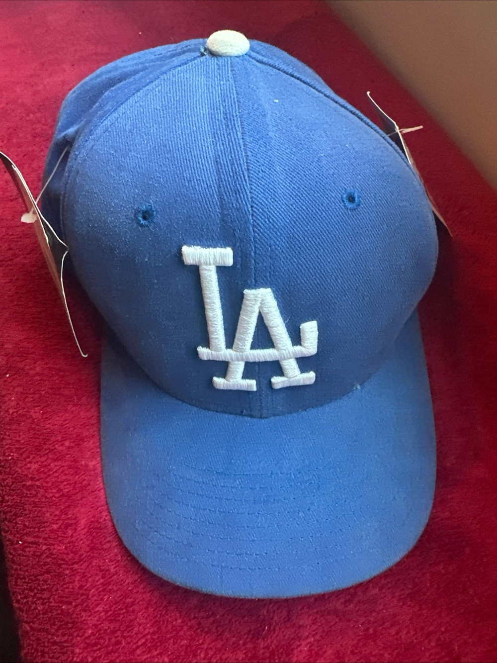 STARTER Blue Baseball Cap with White Los Angeles Dodgers Logo